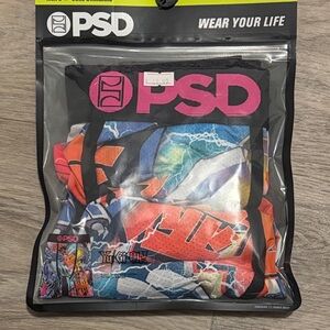 PSD Men's Colorful Graphic Boxer Briefs
